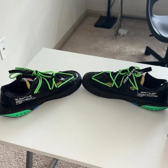 🖤💚Off white Nike collab size 8 blazers - Picture 6 of 9